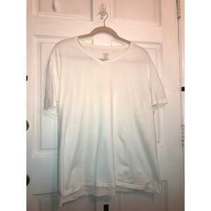 CALVIN KLEIN T-Shirt Men's 2XL Cream Short Sleeved
